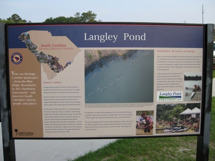 Langley Pond Sign